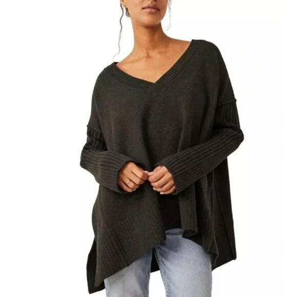 Free People Women’s Orion A Line Tunic Sweater - Picture 1 of 7